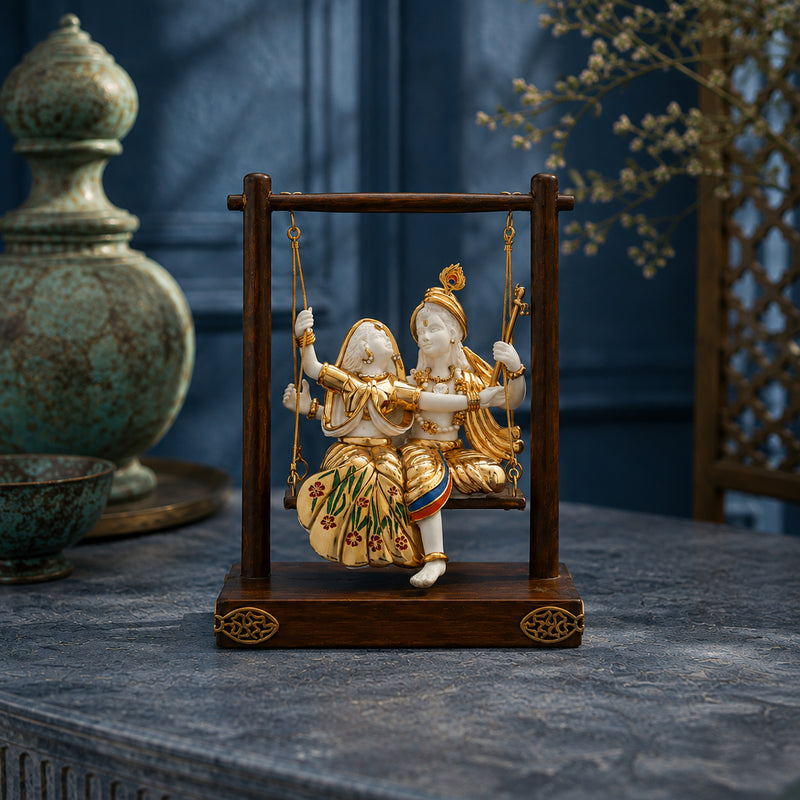 Radha Krishna Jhula Murti in Eternal Love