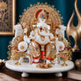 Ganesh Singhasan Idol in Divine Grace - close-up view